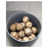 Five Gallon Bucket Full of Baseballs