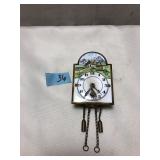 Wintermantel German Miniature Wall Clock