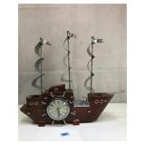 Vintage United Nautical Ship Clock/Lamp