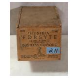 "Hygienic Forsyte Dustless Crayons" Box