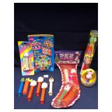 Lot of 11 Pez Candy Dispensers, many discontinued