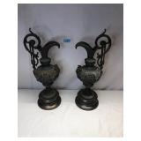 Antique Art Nouveau Cast Metal pitcher