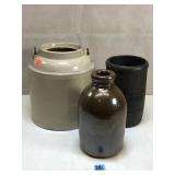 Antique Crocks, 3 ea