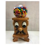 Wooden Gumball Machine
