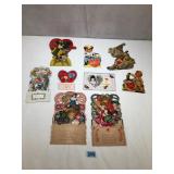 Various Vintage Valentine Cards