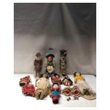 Variety of Vintage Dolls