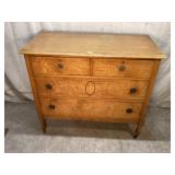 Vintage Birds Eye Maple Dresser