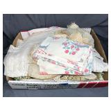 Lot of Vintage Doilies & Textiles