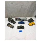 Vintage Die-Cast Metal Toy Vehicles