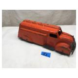 Vintage Metal Gasoline Tanker Toy Truck