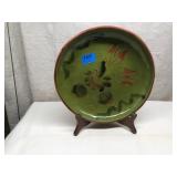 L B Brenininger Redware Plate