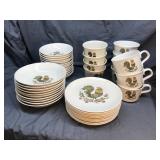 Lot of Rooster Dishes