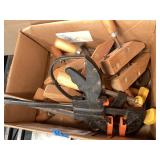 Lot of assorted size clamps