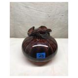 Vintage Hand-Blown Art Glass Vase