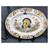 Large Vintage Turkey Platter
