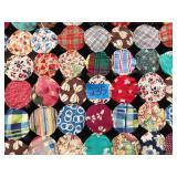 Large vintage coin dot Quilt