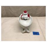 Westmoreland Milk Glass Santa