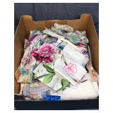Lot of old handkerchiefs