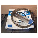 Lot of bandsaw blades, Allen wrenches & more