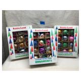Santa Land Vintage Ornaments