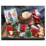 Lot of Vintage Christmas Decorations