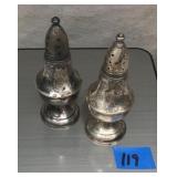 Sterling Salt & Pepper Shakers
