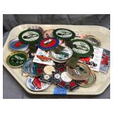 Lot of vintage metal advertising items