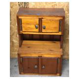 Wooden hanging cabinet