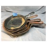 Lot of Cast Iron Skillets