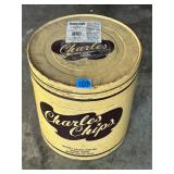 Large Charles Chips Tin