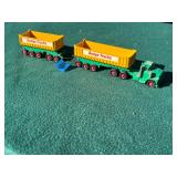 Large vintage Matchbox truck & trailer