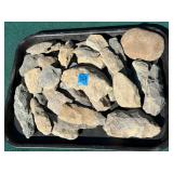 Lot of assorted arrowheads and primitive tools