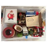 Lot of assorted vintage Christmas decorations