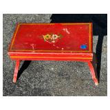 Hand painted wooden stepstool