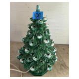 Lighted ceramic Christmas tree
