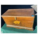 Wooden storage chest