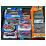 Lots of emergency toy vehicles