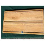 Large wooden cutting board