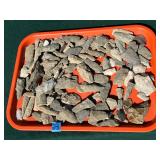 Lot of assorted arrowheads and primitive tools