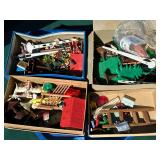 Lot of assorted vintage toys and accessories