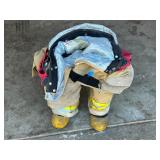 Pair of fireman. boots and pants