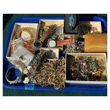 Lot of assorted costume jewelry