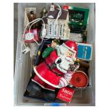 Lot of assorted vintage Christmas decorations