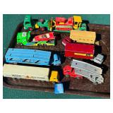Lot of vintage toy trucks