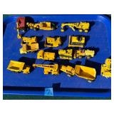 Lot of old LESNEY toy construction vehicles