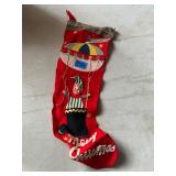 Vintage felt Christmas stocking