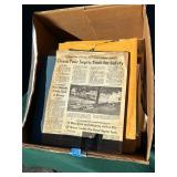 Lot of old newspaper and albums