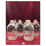 Antique Rutgers Half Gallon Milk Bottles