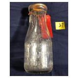 Vintage Milk Bottle, West Shore Creamery,...