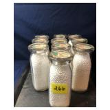 Vintage Milk Bottle, Lot of clear 1/2 Pint bottles